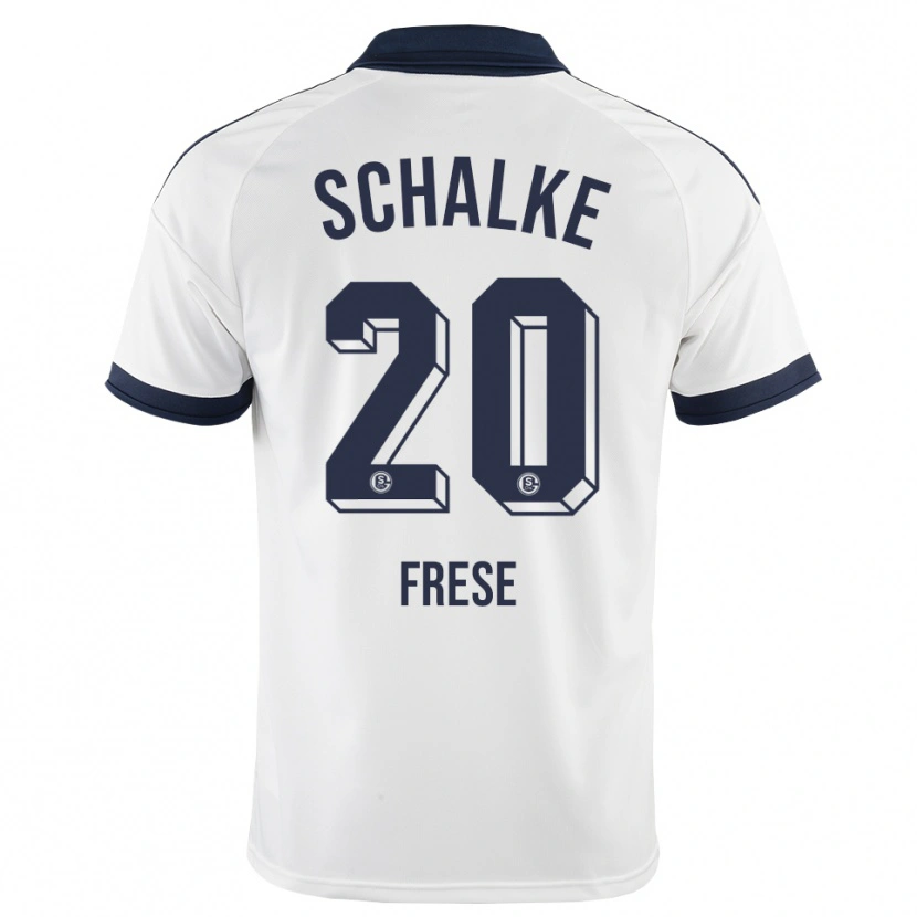 Danxen Niño Camiseta Niklas Frese #20 Negro Blanco 2ª Equipación 2026/27 La Camisa