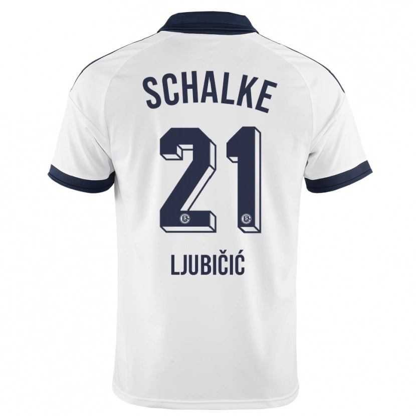 Danxen Niño Camiseta Dejan Ljubicic #21 Negro Blanco 2ª Equipación 2026/27 La Camisa