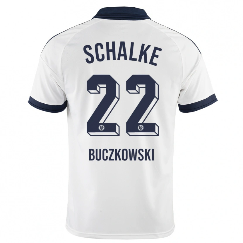 Danxen Niño Camiseta Philip Buczkowski #22 Negro Blanco 2ª Equipación 2026/27 La Camisa