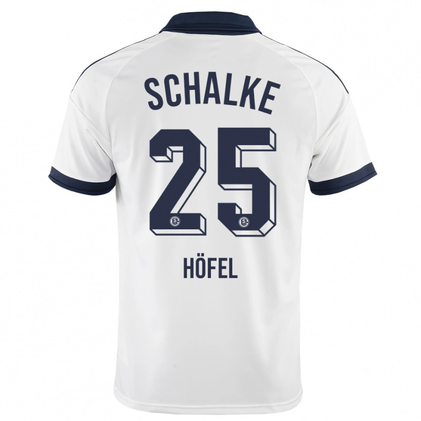 Danxen Niño Camiseta Luca Höfel #25 Negro Blanco 2ª Equipación 2026/27 La Camisa