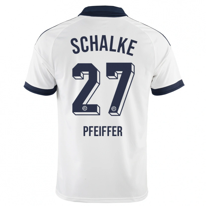 Danxen Niño Camiseta Tim Pfeiffer #27 Negro Blanco 2ª Equipación 2026/27 La Camisa