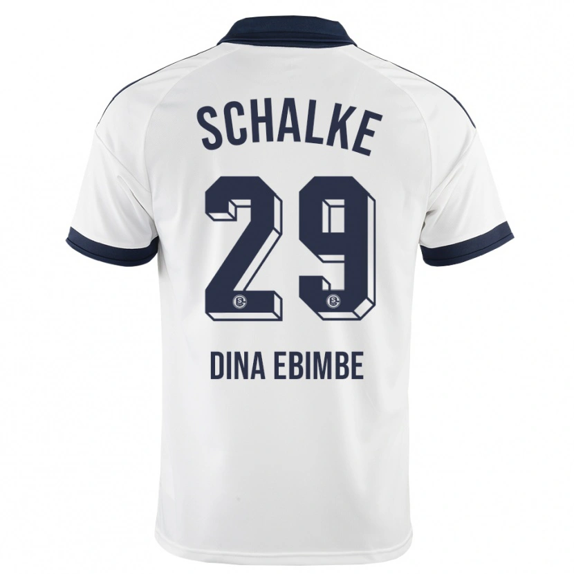 Danxen Niño Camiseta Junior Dina Ebimbe #29 Negro Blanco 2ª Equipación 2026/27 La Camisa