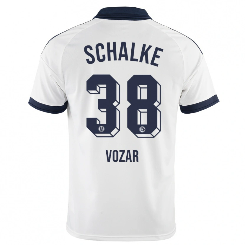 Danxen Niño Camiseta Luca Vozar #38 Negro Blanco 2ª Equipación 2026/27 La Camisa
