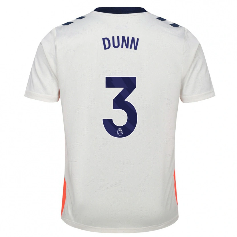 Danxen Niño Camiseta Shay Dunn #3 Blanco Naranja Azul Real 2ª Equipación 2026/27 La Camisa