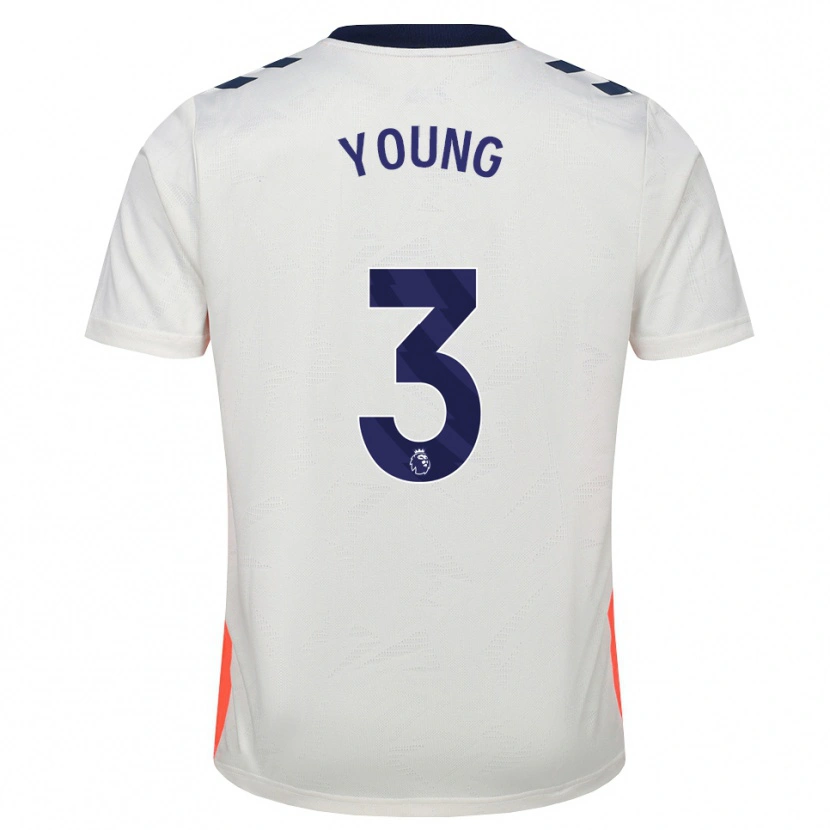 Danxen Niño Camiseta Shay Young #3 Blanco Naranja Azul Real 2ª Equipación 2026/27 La Camisa