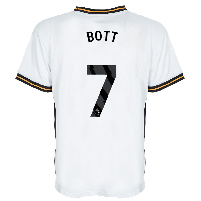 Danxen Niño Camiseta Liberty Bott #7 Blanco Naranja Negro 2ª Equipación 2026/27 La Camisa