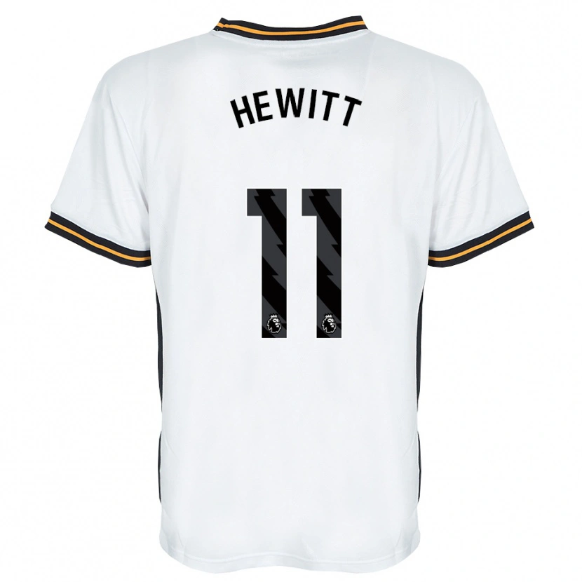 Danxen Niño Camiseta Stan Hewitt #11 Blanco Naranja Negro 2ª Equipación 2026/27 La Camisa