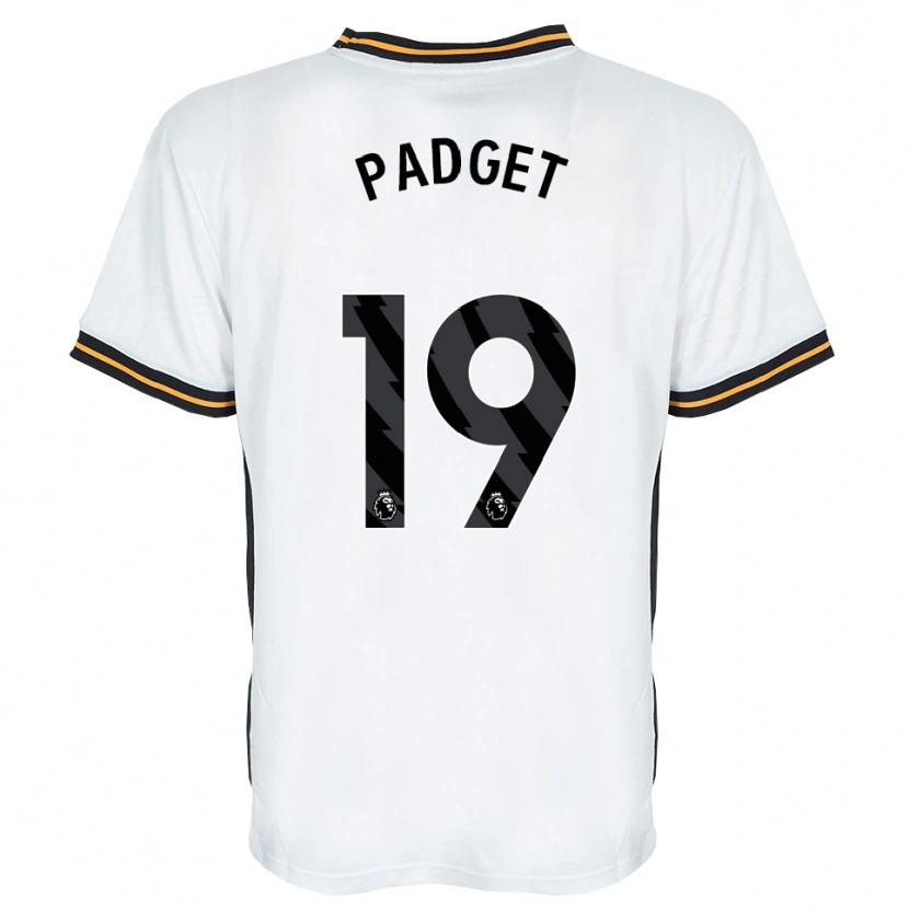 Danxen Niño Camiseta Bethany Padget #19 Blanco Naranja Negro 2ª Equipación 2026/27 La Camisa