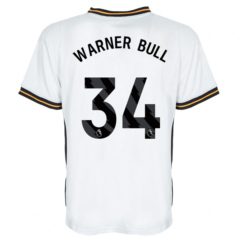 Danxen Niño Camiseta Lucy Warner-Bull #34 Blanco Naranja Negro 2ª Equipación 2026/27 La Camisa