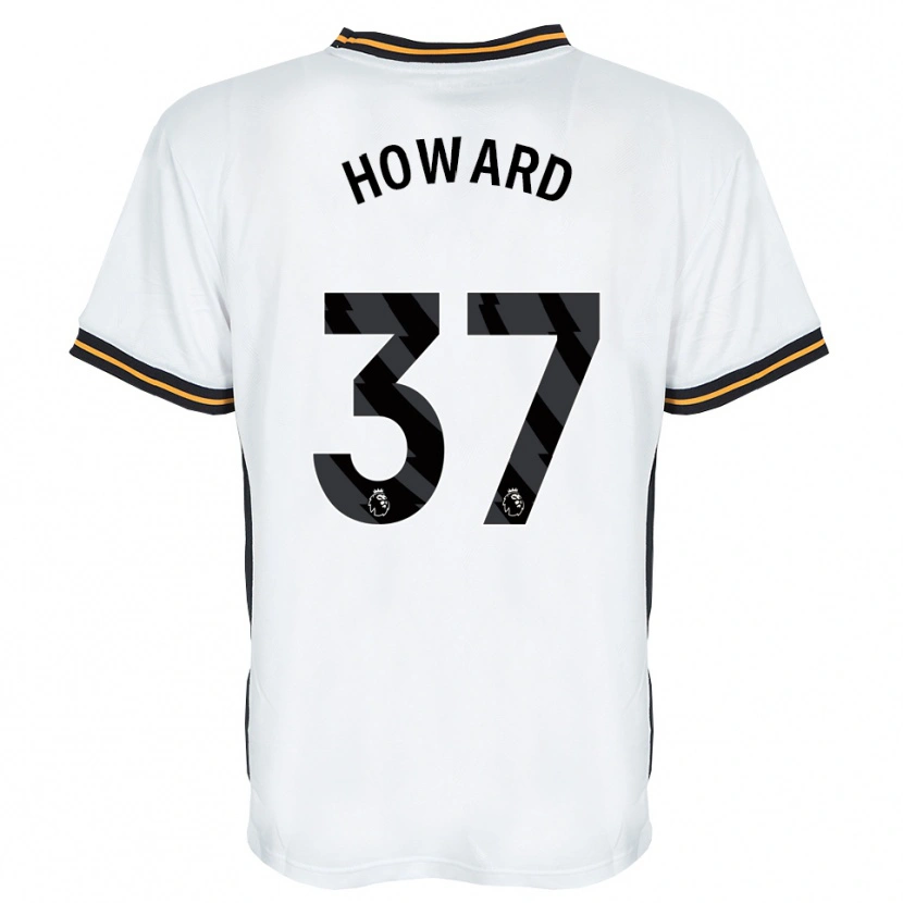 Danxen Niño Camiseta Scarlet Howard #37 Blanco Naranja Negro 2ª Equipación 2026/27 La Camisa