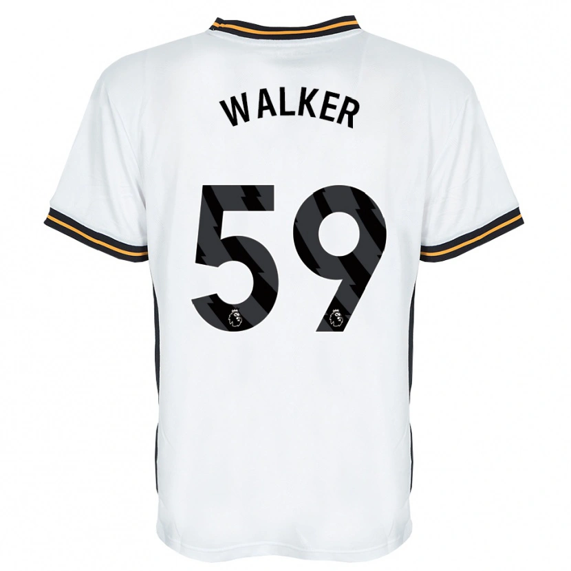 Danxen Niño Camiseta Coist Walker #59 Blanco Naranja Negro 2ª Equipación 2026/27 La Camisa