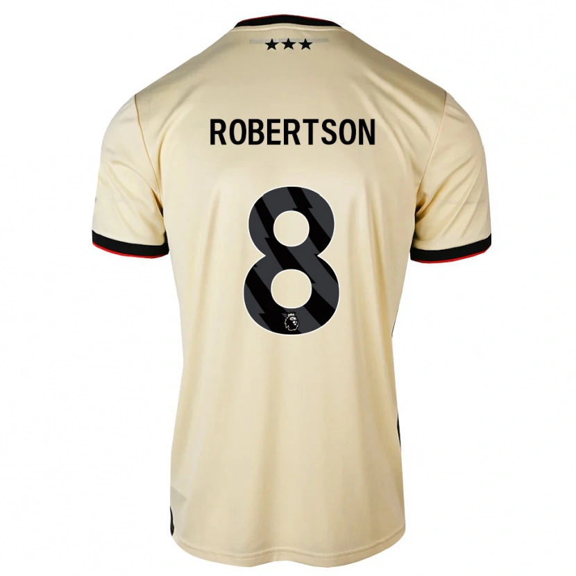 Danxen Niño Camiseta Kyra Robertson #8 Lemonchiffon Negro Rojo 2ª Equipación 2026/27 La Camisa