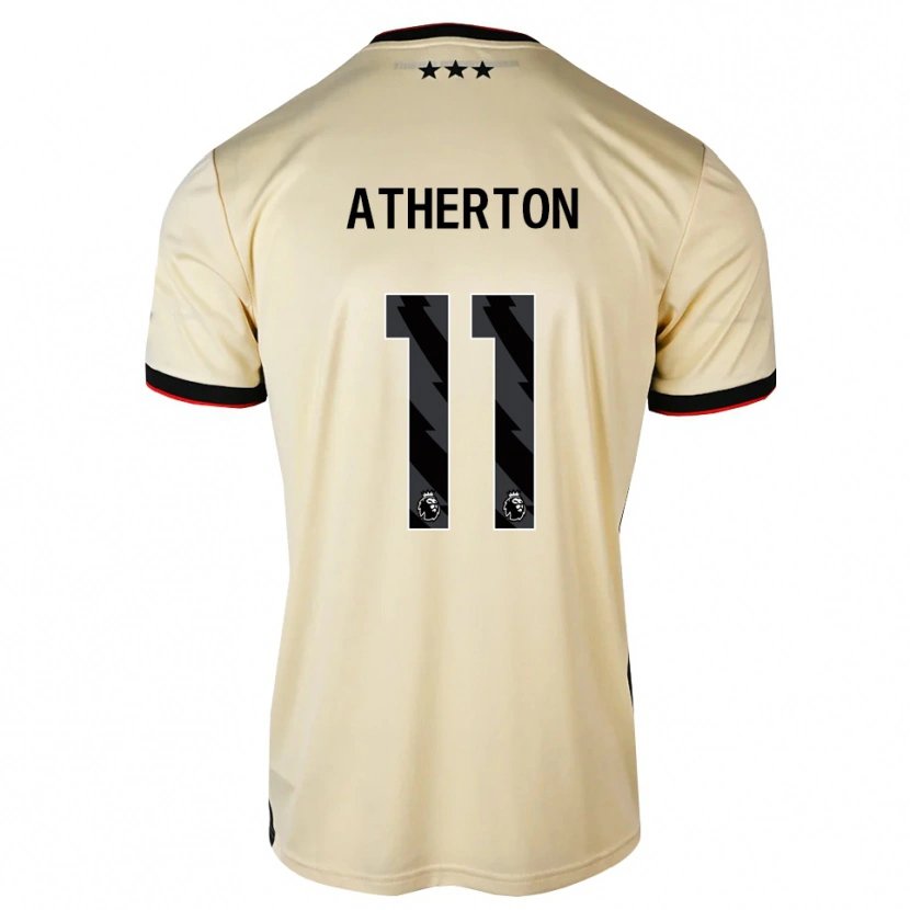 Danxen Niño Camiseta Chris Atherton #11 Lemonchiffon Negro Rojo 2ª Equipación 2026/27 La Camisa