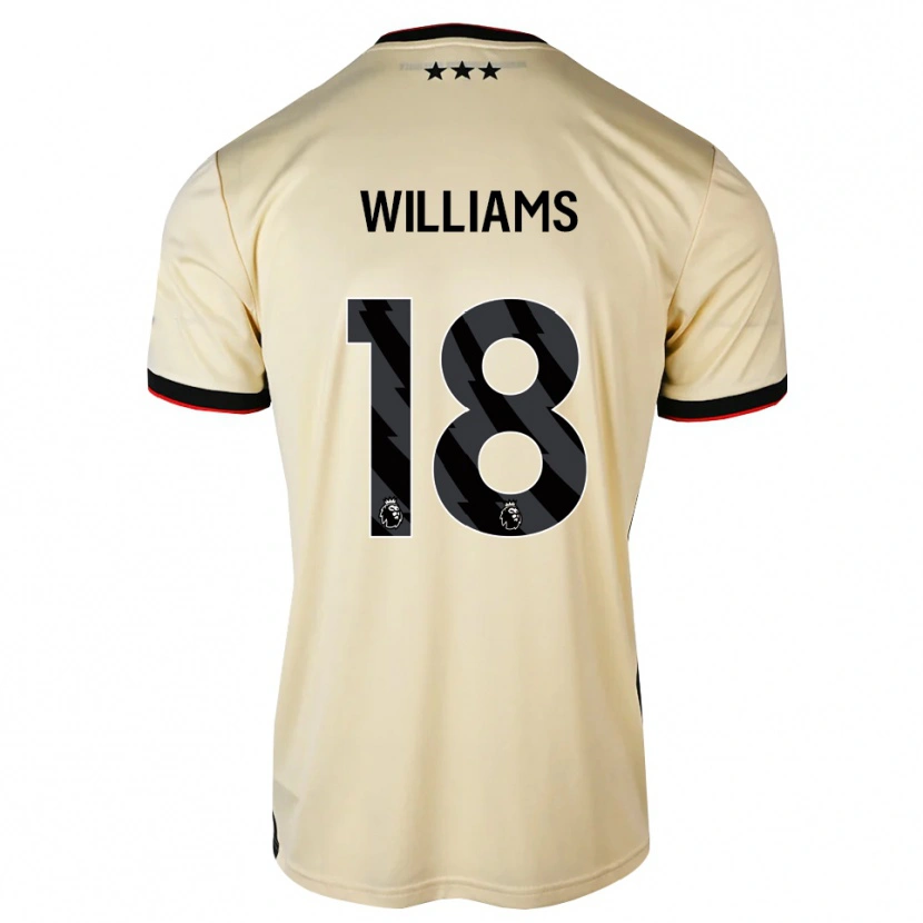 Danxen Niño Camiseta Brandon Williams #18 Lemonchiffon Negro Rojo 2ª Equipación 2026/27 La Camisa
