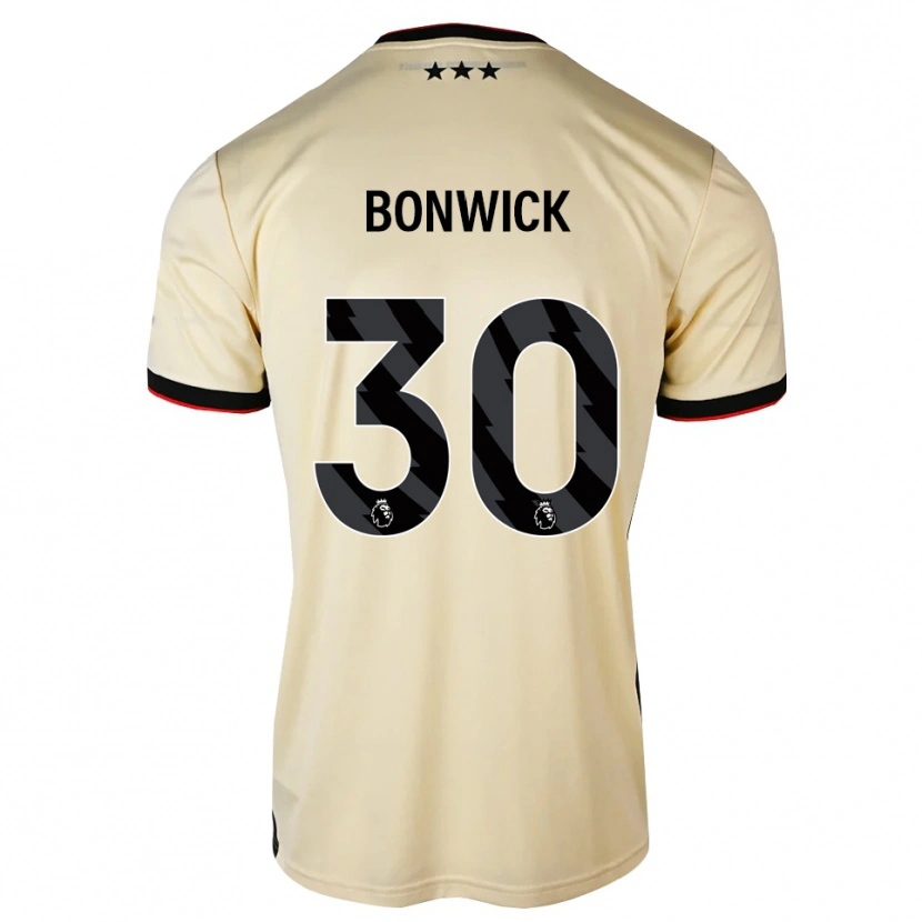 Danxen Niño Camiseta Kaci-Jai Bonwick #30 Lemonchiffon Negro Rojo 2ª Equipación 2026/27 La Camisa