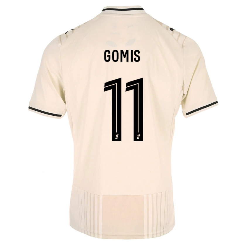 Danxen Niño Camiseta Iron Gomis #11 Encaje Antiguo Negro Blanco Antique 2ª Equipación 2026/27 La Camisa