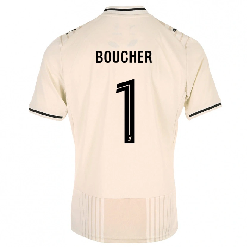 Danxen Niño Camiseta Zacharie Boucher #1 Encaje Antiguo Negro Blanco Antique 2ª Equipación 2026/27 La Camisa