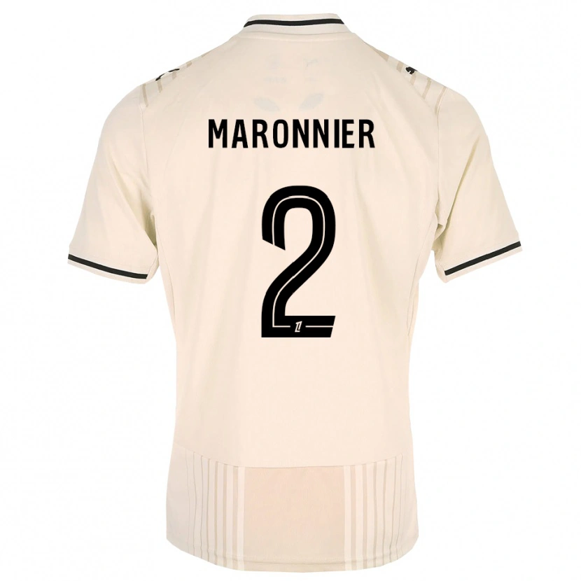 Danxen Niño Camiseta Lucas Maronnier #2 Encaje Antiguo Negro Blanco Antique 2ª Equipación 2026/27 La Camisa