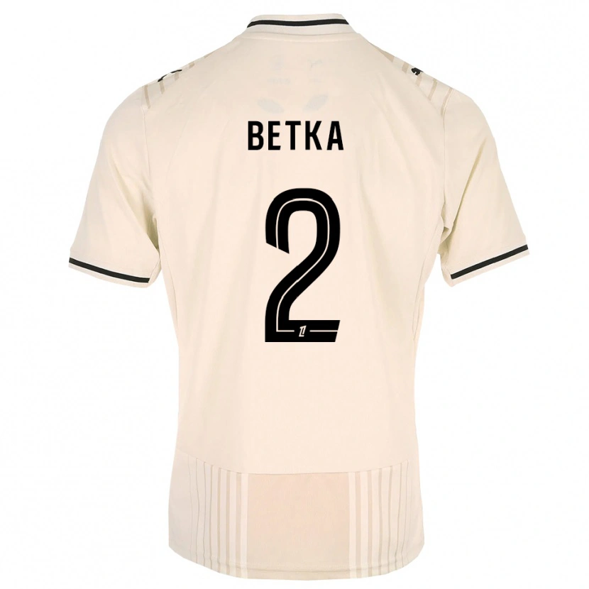 Danxen Niño Camiseta Naël Betka #2 Encaje Antiguo Negro Blanco Antique 2ª Equipación 2026/27 La Camisa