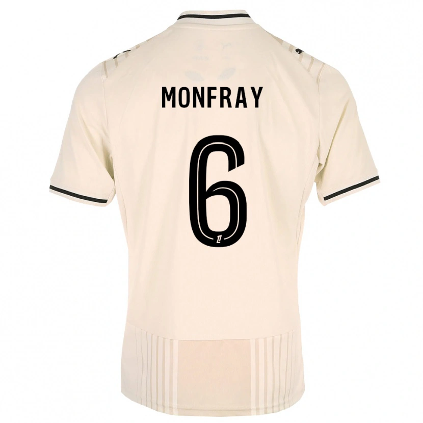 Danxen Niño Camiseta Adrien Monfray #6 Encaje Antiguo Negro Blanco Antique 2ª Equipación 2026/27 La Camisa