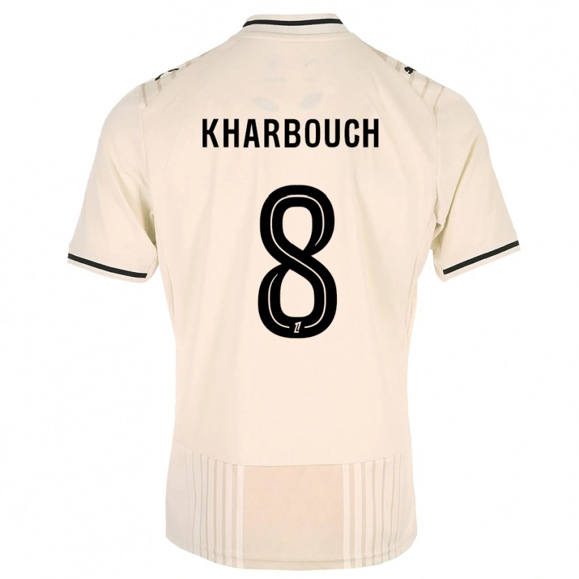 Danxen Niño Camiseta Yanis Kharbouch #8 Encaje Antiguo Negro Blanco Antique 2ª Equipación 2026/27 La Camisa
