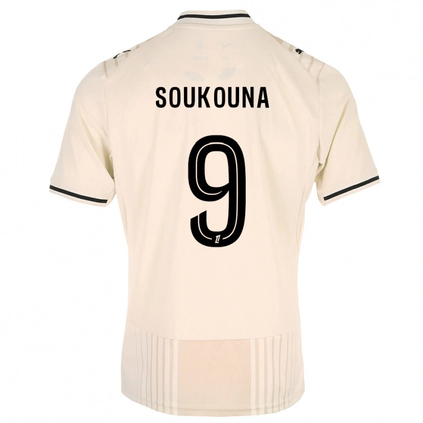 Danxen Niño Camiseta Idrissa Soukouna #9 Encaje Antiguo Negro Blanco Antique 2ª Equipación 2026/27 La Camisa