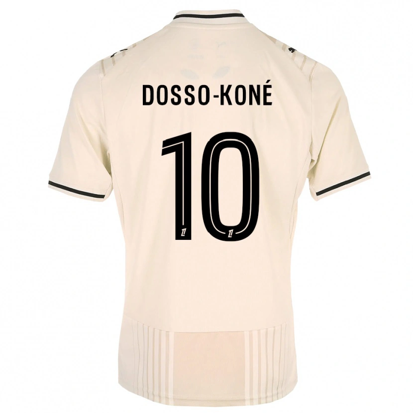 Danxen Niño Camiseta Namory Dosso-Koné #10 Encaje Antiguo Negro Blanco Antique 2ª Equipación 2026/27 La Camisa