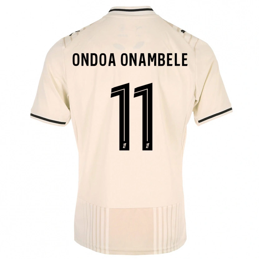 Danxen Niño Camiseta Fred Ondoa Onambele #11 Encaje Antiguo Negro Blanco Antique 2ª Equipación 2026/27 La Camisa