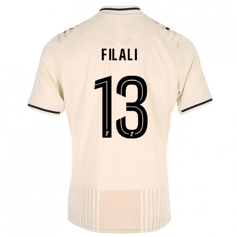 Danxen Niño Camiseta Saad Filali #13 Encaje Antiguo Negro Blanco Antique 2ª Equipación 2026/27 La Camisa