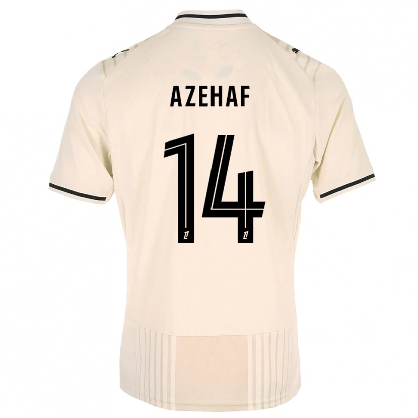 Danxen Niño Camiseta Aïssa Azehaf #14 Encaje Antiguo Negro Blanco Antique 2ª Equipación 2026/27 La Camisa
