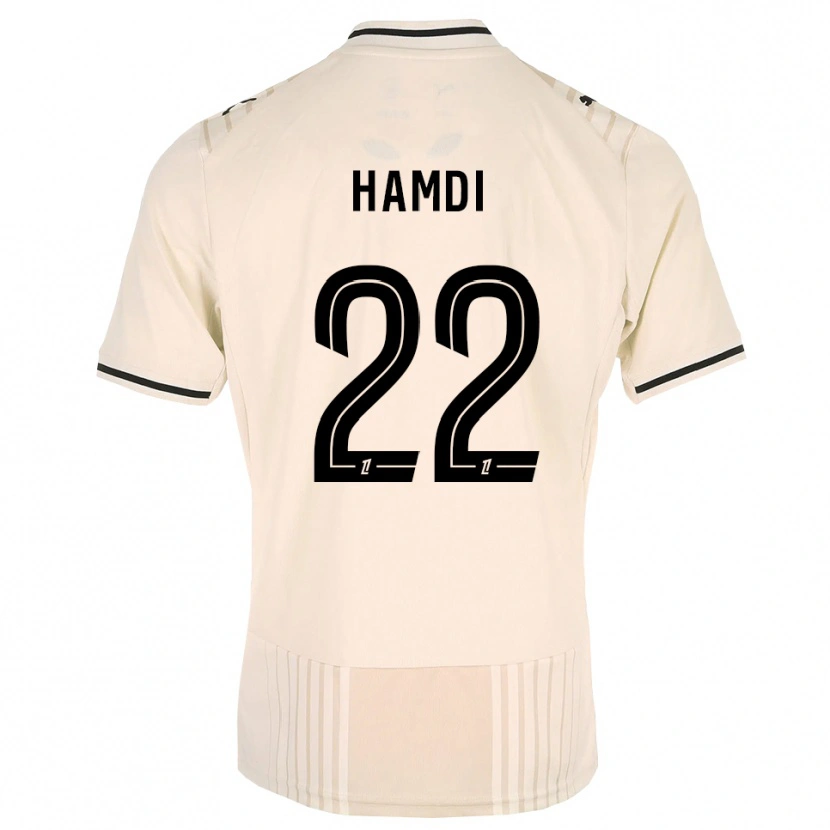 Danxen Niño Camiseta Mathis Hamdi #22 Encaje Antiguo Negro Blanco Antique 2ª Equipación 2026/27 La Camisa