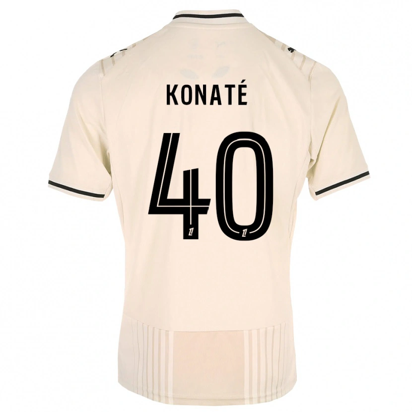 Danxen Niño Camiseta Hillel Konaté #40 Encaje Antiguo Negro Blanco Antique 2ª Equipación 2026/27 La Camisa