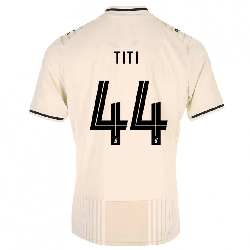 Danxen Niño Camiseta Yvann Titi #44 Encaje Antiguo Negro Blanco Antique 2ª Equipación 2026/27 La Camisa