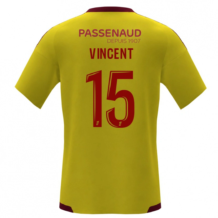 Danxen Niño Camiseta Noah Vincent #15 Amarillo Rojo Verde 2ª Equipación 2026/27 La Camisa