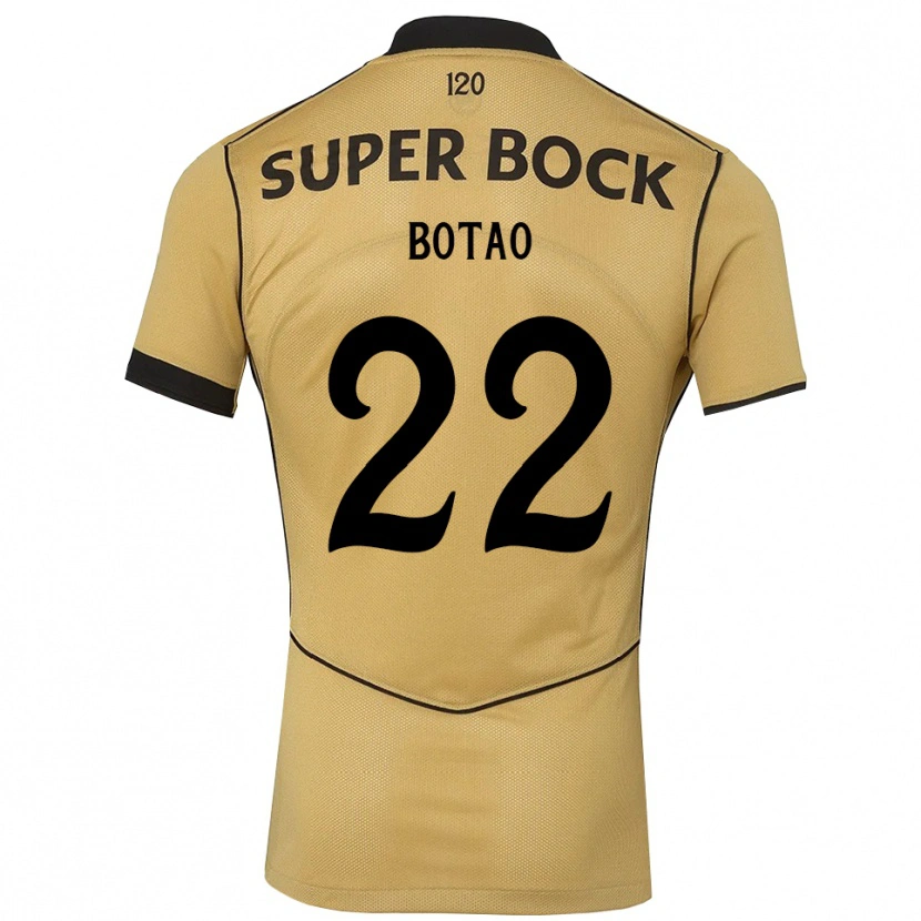 Danxen Niño Camiseta Martim Botão #22 Goldenrod Negro 2ª Equipación 2026/27 La Camisa