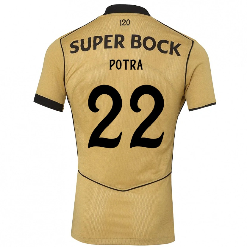 Danxen Niño Camiseta Catarina Sofia Branco Potra #22 Goldenrod Negro 2ª Equipación 2026/27 La Camisa