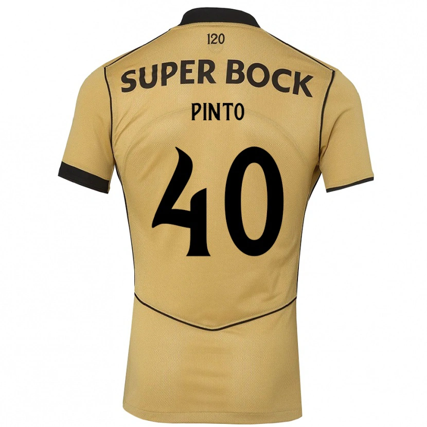 Danxen Niño Camiseta Rita Pinto De Almeida #40 Goldenrod Negro 2ª Equipación 2026/27 La Camisa