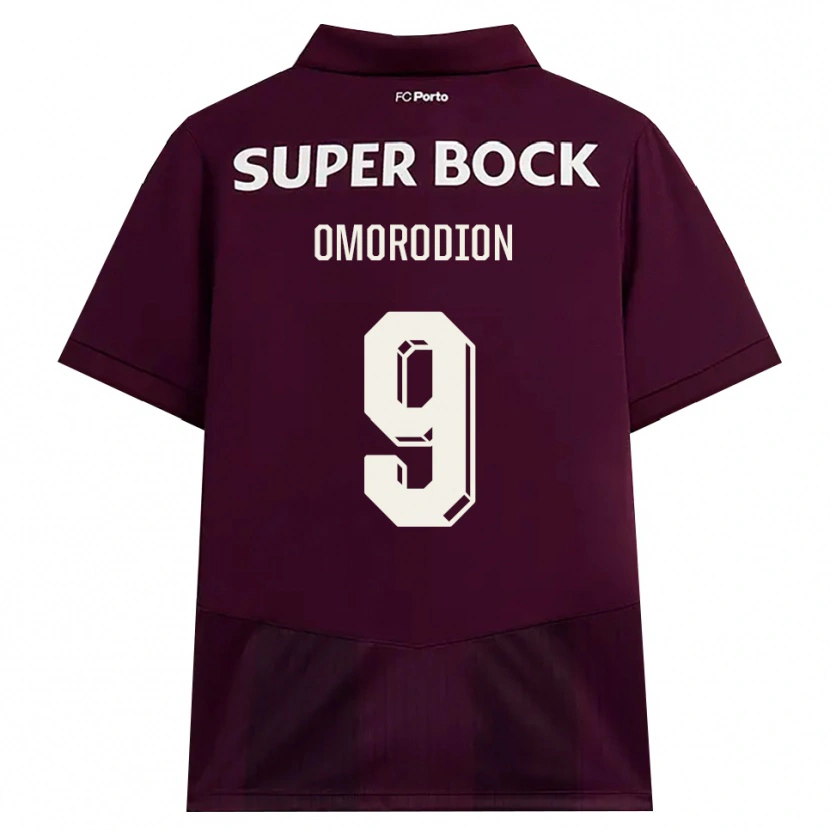 Danxen Niño Camiseta Samu Aghehowa #9 Blanco Borgoña Blanco 2ª Equipación 2026/27 La Camisa