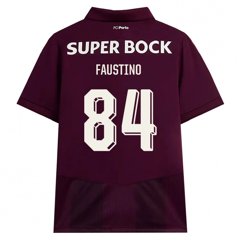 Danxen Niño Camiseta Levi Faustino #84 Blanco Borgoña Blanco 2ª Equipación 2026/27 La Camisa