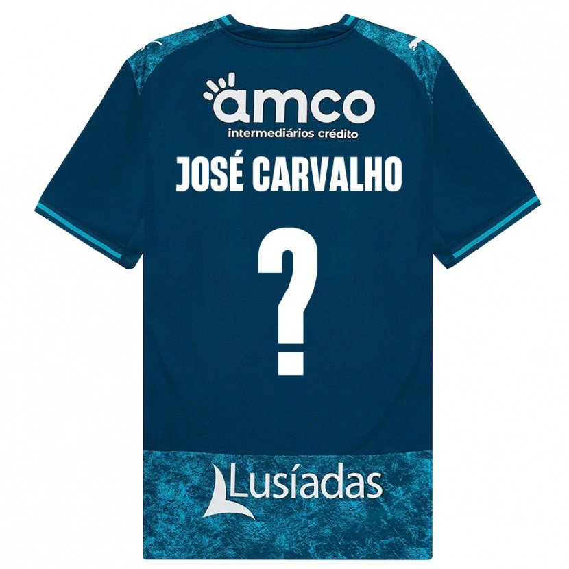 Danxen Niño Camiseta José Carvalho #0 Grisardodarkslategray Turquesamedio 2ª Equipación 2026/27 La Camisa