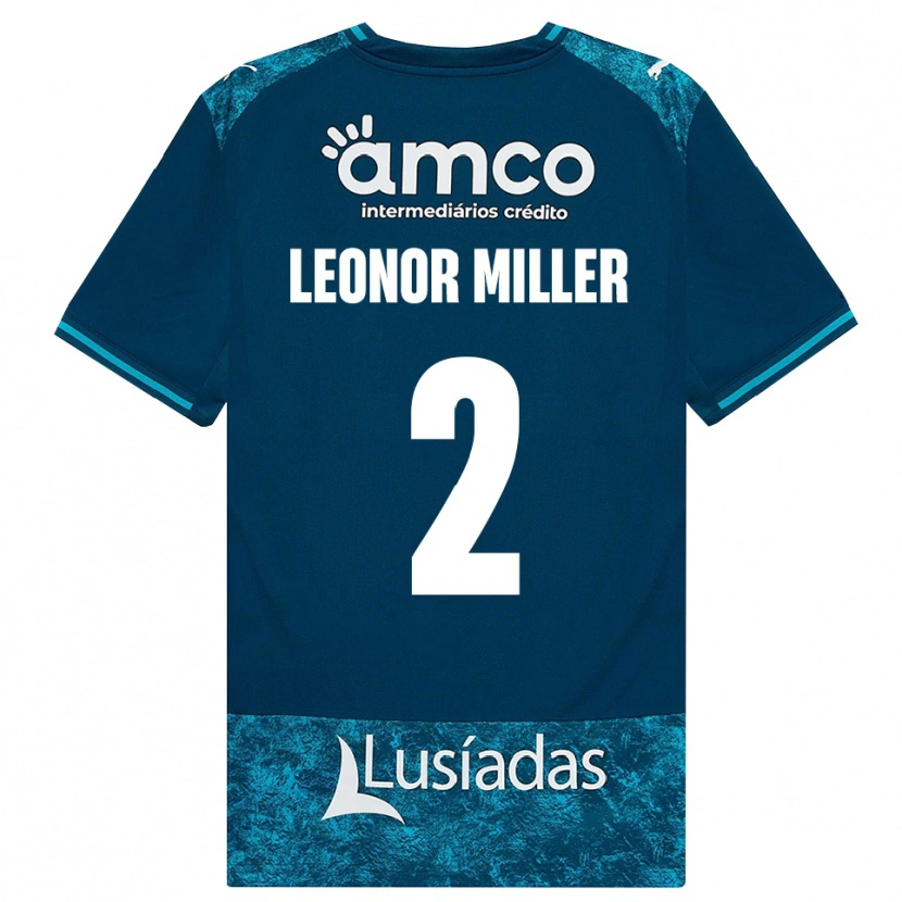 Danxen Niño Camiseta Maria Leonor #2 Grisardodarkslategray Turquesamedio 2ª Equipación 2026/27 La Camisa