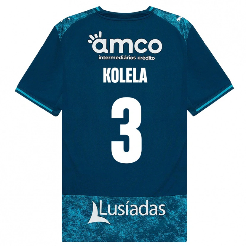 Danxen Niño Camiseta Kyllian Kolela #3 Grisardodarkslategray Turquesamedio 2ª Equipación 2026/27 La Camisa