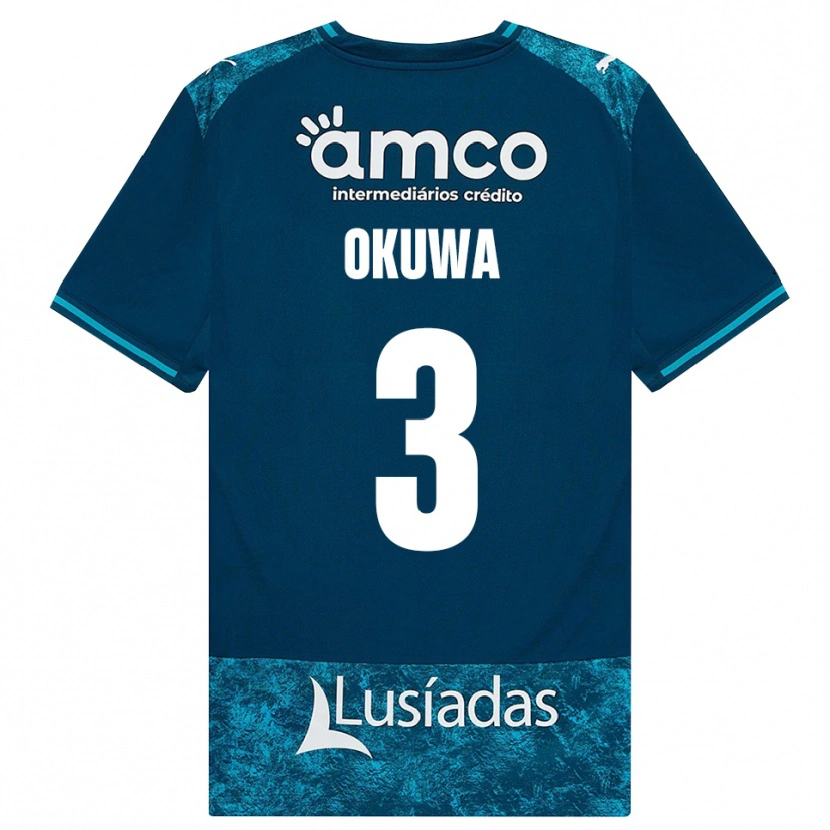 Danxen Niño Camiseta Temi Okuwa #3 Grisardodarkslategray Turquesamedio 2ª Equipación 2026/27 La Camisa