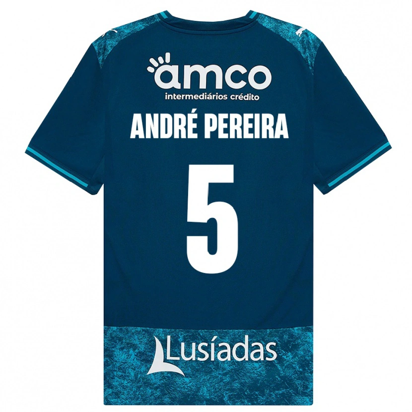 Danxen Niño Camiseta João Pereira #5 Grisardodarkslategray Turquesamedio 2ª Equipación 2026/27 La Camisa