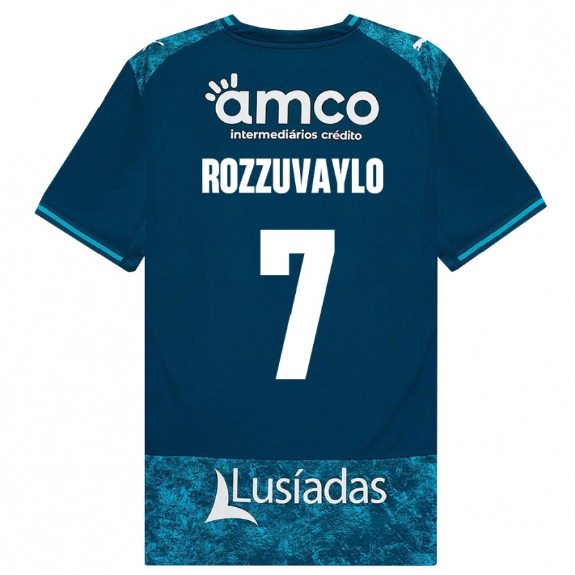 Danxen Niño Camiseta Dani Rozzuvaylo #7 Grisardodarkslategray Turquesamedio 2ª Equipación 2026/27 La Camisa
