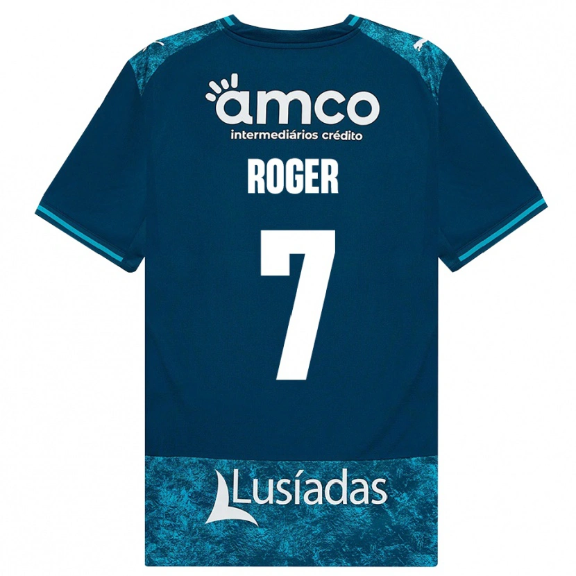 Danxen Niño Camiseta Roger #7 Grisardodarkslategray Turquesamedio 2ª Equipación 2026/27 La Camisa