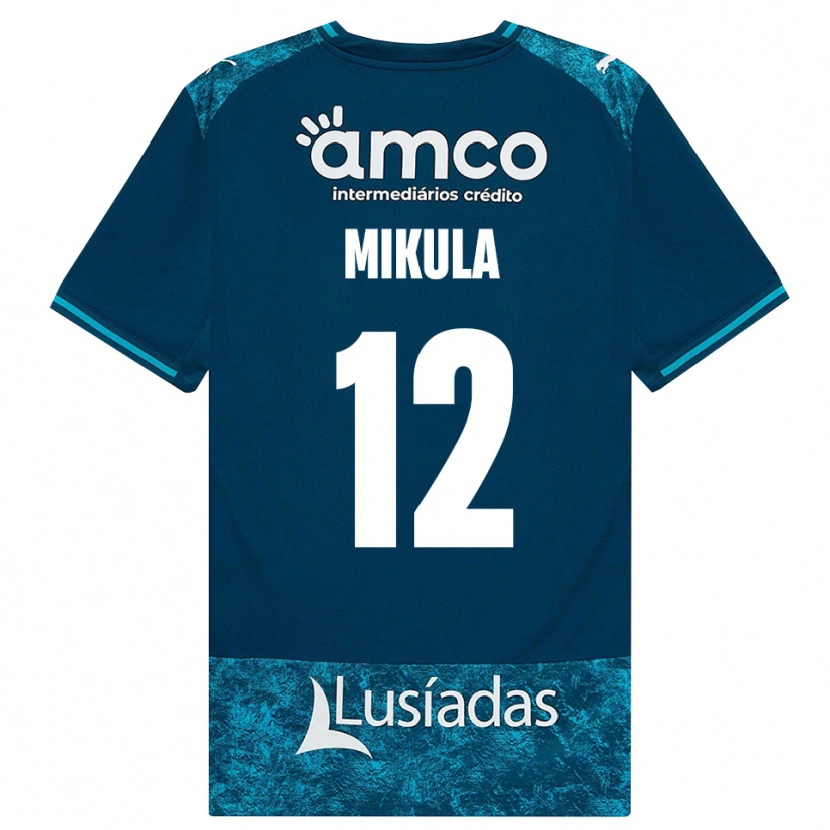 Danxen Niño Camiseta Matviy Mikula #12 Grisardodarkslategray Turquesamedio 2ª Equipación 2026/27 La Camisa