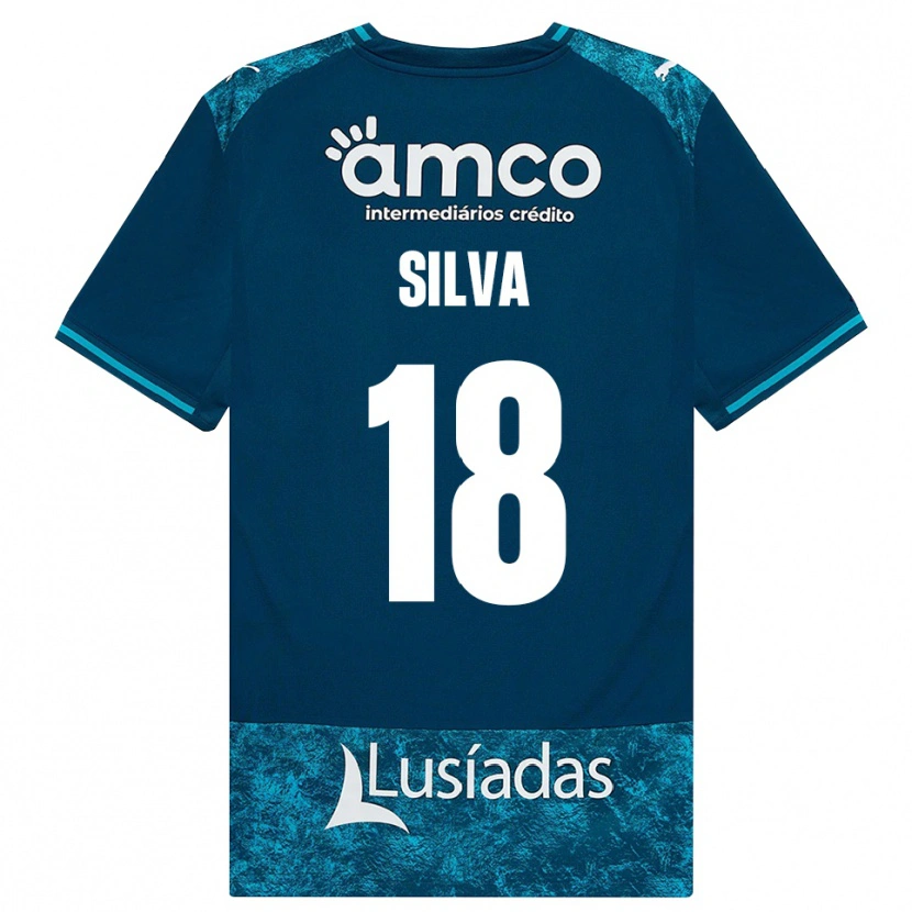 Danxen Niño Camiseta Dani Silva #18 Grisardodarkslategray Turquesamedio 2ª Equipación 2026/27 La Camisa