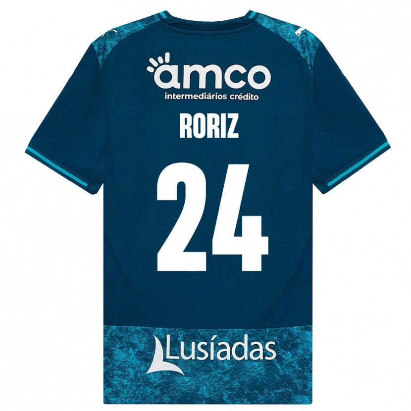 Danxen Niño Camiseta Martim Roriz #24 Grisardodarkslategray Turquesamedio 2ª Equipación 2026/27 La Camisa