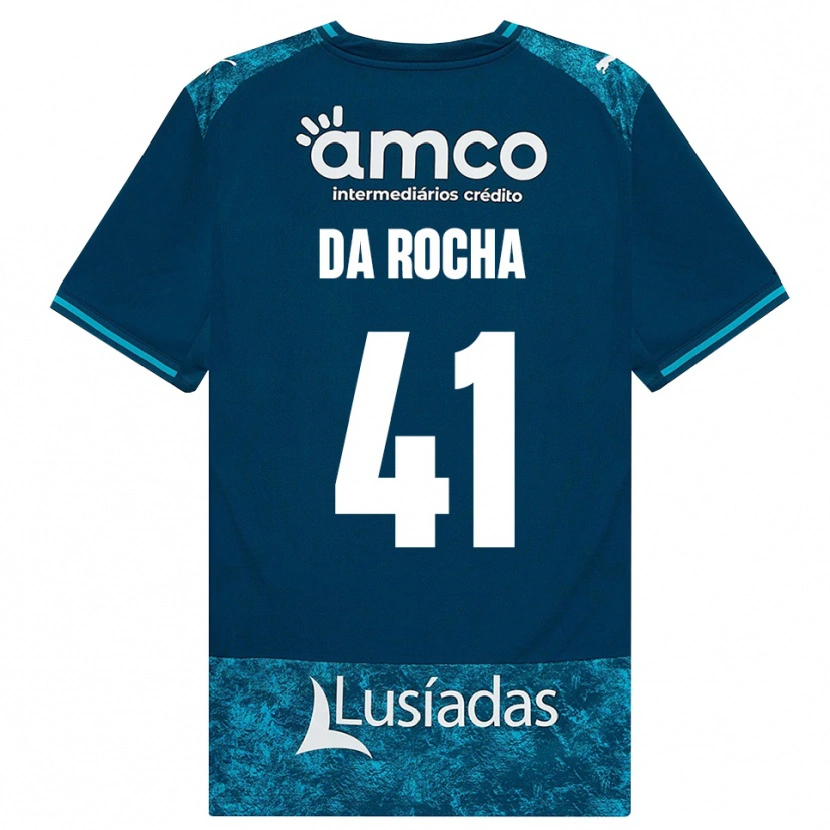 Danxen Niño Camiseta Yanis Da Rocha #41 Grisardodarkslategray Turquesamedio 2ª Equipación 2026/27 La Camisa